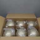 Poen 12 Pcs 6 Inch St. Patrick's Day Tree Ornament St. Patrick's Day Hanging Ball Ornament Glitter Large Ball Tree Decorations with Hanging Loop for Party Decor (Black,Gold)