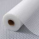Shelf Liners for Kitchen Cabinets Refrigerator Liners Waterproof & Oil-Proof Kitchen Cupboard Liner Non-Slip Drawer Mats EVA Material Non Adhesive Fridge Liner for Shelves - Clear 11.8 x 236.2 Inch