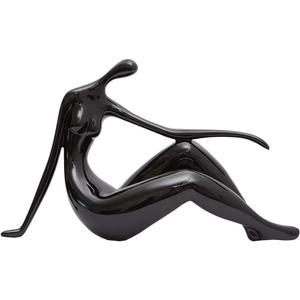 HAUCOZE Lady Sculpture Woman Figurine Gift Modern Home Decor Statue for Living Room Bedroom Office Polyresin 14 Inch