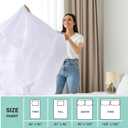 Zpecc King Flat Sheet Only 1 Pack, Durable White Top Bed Sheets Hypoallergenic Soft Brushed Microfiber Color-Coded Hem Threads, 105"x102"
