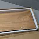 Floating Shelves Set of 2, Solid Elm Wood Wall Shelves 32 Inch - Invisible Bracket Mount for Living Room, Bedroom, Kitchen, Bathroom - Natural