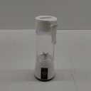Portable Blender, White, Double-Click Start Button, Personal Size Smoothie Maker with Carrying Strap, USB Rechargeable