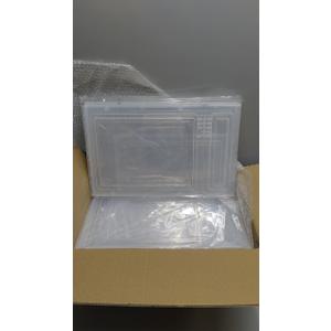 Storage Bins with Lids, 6 Pack Clear Plastic Storage Containers with Magnetic Acrylic Door, 19 Qt Stackable Storage Box for Home,Office Organizing