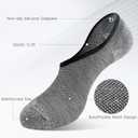 2 x 10 Pairs Thin 4 Color Mixed Grey Blue Yellow Pink No Show Womens Man, Ideal, Breathable liner no slip socks
