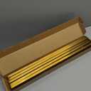 Cabinet Pulls Gold Cabinet Handles Square Drawer Pulls, 5 Pack 18 Inch Stainless Steel Kitchen Door Cupboard Cabinet Handles, Drawer Hardware Handles, 458mm Hole Centers