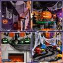 Halloween Decorations Outdoor Indoor Creepy Cloth 4 Pcs Black 2 Pcs White Spooky Scary Halloween Deco for Party, Garden, Yard, Home, Pathway, Door 6 Pcs 30x72 inch