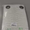 NICETOWN Natural 100% Blackout Linen Curtains 84 inch Long Burg for Living Room, 2 Panels, 52" Wide, Farmhouse Thick Completely Blackout Window Treatment Thermal Insulated Warm Drapes for Winter