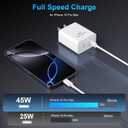 iPhone 17 16 15 Charger Fast Charging, 45W Dual USB C Phone Charger Block with 10FT Long Type C Cable Cord for Apple iPhone 17/Pro/Pro Max/17 Air/16 Pro/16 Pro Max/15 Plus/15 Pro/iPad/S26 Ultra/S25