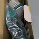 Magic Air Broom Household Silicone Broom, Multifunction Floor Squeegee with 2 Heads - Brush and Scrape, Magic Sweeper with Extra-Long Adjustable Aluminum Handle for Floor, Glass, Tile (Green)