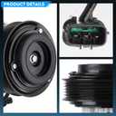 TadaMark A/C Air Conditioner Compressor With Clutch Fit for Kia Sportage 2.0L 2.4L 2011-2016, for Hyundai Tucson 2.4L 2010-2015, for Tucson 2.0L 2011-2013