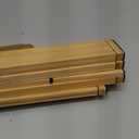 ANTOWIN Bamboo Drawer Dividers Organizers, Drawer Separators Splitter,17-22 inches Long Adjustable Spring-loaded Organizer for Large Utensil, Clothes, Tools Drawers(yellow)