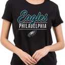 Junk Food NFL Womens NFL Fan Favorite T-Shirt (Small, Black)