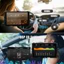 Leadfan Android 12 Car Radio for Toyota Highlander 2014-2019 Stereo with Apple CarPlay Android Auto, 10.1 Inch IPS Touch Screen Audio Receiver with Bluetooth WiFi GPS Navigation Rear Camera SWC