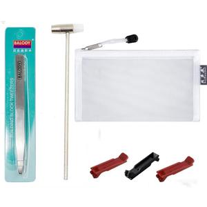 Micro Building Blocks Separator Tool,Kit Brick Tools Tech Mini Blocks Tool Set Including 1 Multi-Functional Hammer1 Blocks Tweezers 5 Brick Separator Compatible with Lego