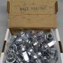 Dynofit 14x2 OEM Lug Nuts for F150 2000-2014, One-piece Factory Steel Tuner Nuts Compatible With Ford Expedition Navigator 03-14, Stock Wheel Nuts Replace OE#BD142978 4L3Z1012A (Work on 14mm-2.0 Stud) (Silver)