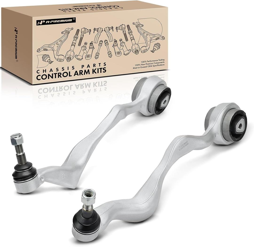 A-Premium 2 x Front Forward Lower Control Arm, with Ball Joint & Bushing, Compatible with BMW - 2006-2016 - 325i 328i 330i 335i 335is 335d & 128i 135i 135is & X1 & Z4