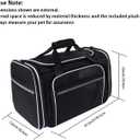 TSA Airline Approved Large Pet Travel Carrier,4 Sides Expandable with 2 Mesh Pockets,3 Entry, Soft Sided Collapsible Dog Carrier for 2 Cats,Kittens,Puppies,Dog, X-Large, Black & White