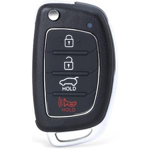 Keyless Entry Remote Key Fob Replacement for Hyundai Sonata 2014 2015 2016 2017 433MHz 4 Buttons (FCC ID:TQ8-RKE-4F16 PN: 95430-C1010)