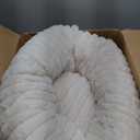 Bedsure Donut Small Dog Bed - Dog Beds for Small Dogs with Corduroy Fleece & Anti Slip Bottom, Round Faux Fur Pet Beds with Washable Removable Cover, Cream, 23x23x7 inches