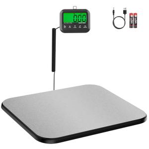 Shipping Scale, 440 lbs/10g Highly Accurate Postal Scale with Hold/Tare/Pcs, Digital Postage Scale with LCD Display for Packages/Luggage/Post Office/Dog, Battery & USB Cable Included