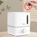 Bear Humidifiers for Bedroom, 2.5L Cool Mist Humidifiers and Oil Diffuser, Quiet Rapid humidifiers for Home Whole House, with Adjustable Mist Output and Auto Shut-off, White