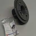 Neodrain Square Shower Drain,4 inch Black Stainless Steel 304 Grate and PVC Drain Body, Grate with Kit Includes Hair Trap/Strainer,Lifting Hook and PVC Drain Base