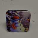 Snowman Towing Hitch Cover Winter Christmas Snowman Santa Cap Trailer Hitch Tube Cover Plug Cap Hitch Cover Universal for 2 Inch Receivers Tube for RVs SUVs and Cars