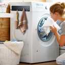 Magnetic Key Holder for Metal Front Door Towel Hook Brush Organizer for Laundry Room on Dryer Washer Hat Hanger for Entryway for Festival Holiday Decorations (Black Shiny)