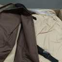 VAILGE 2-Seater Heavy Duty Patio Deep Bench Loveseat Cover,100% Waterproof Outdoor Deep Sofa Cover, Lawn Patio Furniture Covers with Air Vent, Medium (Deep), Beige & Brown