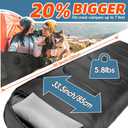 MEREZA 0 Degree Winter Sleeping Bag for Adults Kids with Pillow, Cold Weather Sleeping Bag for 4 Season Camping Hiking Backpacking Sleeping Bags for Big and Tall