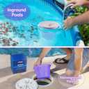 30-Pack of Pool Skimmer Socks, Ultra Fine Mesh Filter Sock Net for Skimmer Baskets, Skimmers Cleans Debris and Leaves for In-Ground and Above Ground Pools