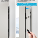 Ultra Slim TV Wall Mount Compatible with 14"-80" Flat & Frame TVs, 0.3" Micro-Gap Low Profile TV Mount, Minimalist Look, Blends Any Interior, Holds up to 100Lbs