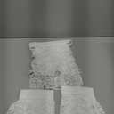 Newcotte 3 Pcs Colonial Lace Jabot Cuffs Set Pirate Costume Accessory for Women Men Victorian Colonial Costume