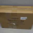 CozyLux Queen Comforter Set Burnt Orange, 7 Pieces Pintuck Bed in A Bag Premium Terracotta Comforter Queen Size, Pinch Pleat Bedding Sets with Comforter, Sheets, Pillowcases & Shams