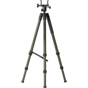 BOG DeathGrip Aluminum Tripod with Durable Frame, Lightweight, Stable Design, Bubble Level, Adjustable Legs, Shooting Rest, and Hands-Free Operation for Hunting, Shooting, and Outdoors
