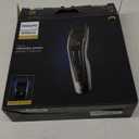 Philips Norelco Hair Clipper 9000 Series, Hair Trimmer, Auto Turbo, Dual Cut Technology, Motorized Combs, 400 Length Settings, 120 Min. Runtime, Zero Maintenance, HC9450/40 (Hair Clipper 9000, Black & Silver)