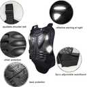 Motorcycle Accessories , Elbow Knee Pads and Chest Protector Motocross Gear for Men and Women, Dirt Bike Gear Cycling Body Armor, Back Protection Riding Protective Gear Motorcycle Vest
