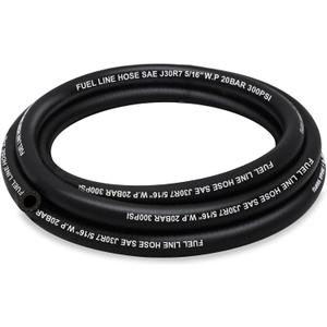 Fuel Line 5/16 Inch ID, Fuel Hose 10FT, J30R7 Fuel Line Hose NBR for Automotive Fuel Systems Engines.