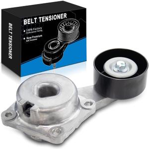 Belt Tensioner Assembly with Pulley for:-Ford Expedition 1997-2001 F150 1997-2001 F250 1997-1999 Excursion 2000-2001, for:-Lincoln Navigator 1998-2001, 4.6L 5.4L 6.8L V8 V10, OE# 38133