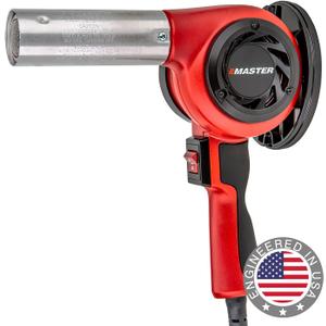 Master Appliance HG-501T Lightweight Industrial Heat Gun, High Airflow, Lightweight Plastic Housing, Great for Handheld Use, Adjustable Stand-1200F, 120V, 1680W, 14 Amps - Assembled In USA