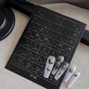 2 x Halloween Airbrush Stencils Nail Sticker, Skull Ghost Bat Nail Art Stickers Nail Stencils Decals, Holiday Design Hollow Nail Guides Decal for Women Decoration DIY Tools 6Pcs (1)