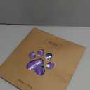 SCENEREAL Anti Slip Dog Sock to Prevent Licking Paws for Hardwood Floors, Boots & Paw Protector Shoes for Hot/Cold Pavement with Grippers, Double Sides Grips for Large Senior Dogs, L (Two Paws(Pack of 6)-Purple)