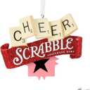 2 x Hallmark Hasbro Scrabble Christmas Ornament