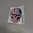 American Flag Skull Decal Sticker,5" Patriotic Design, Red White and Blue,SUV, Van, Window, Bumper, Wall, Laptop, Tablet, Cup,Tumbler Or Any
