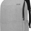 MAXTOP Deep Storage Laptop Backpack Business Anti-theft Backpacks[Water Resistant] College Computer Bookbag Fits 16 Inch Laptop (Light Grey)