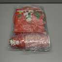 Christmas Paper Plates And Napkins, 144 Pcs Red Christmas Plates Set Snowman Xmas Tree Disposable Tableware for Winter Theme christmas Holiday Supplies, Serves 24