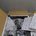 Computer Tower Stand with Charge Station and USB Charging Port - Height Adjustable PC Tower Stand, Under Desk CPU Holder Cart with Locking Caster Wheels for Fits Most PC (17.32", Black)