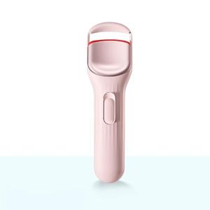HEBECA Heated Eyelash Curler Pro,Heated Lashes Curler with 149°F /167°F Heat Settings, Heat Eye Lashes Curler with Food-Grade Silicone pad and Rechargeable 600mAh Battery (Rose Pink)