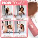 Fibers for Thinning Hair (Light Brown), Undetectable Hair Powder for Women & 100% Natural Hair Building Fibers - Conceals Hair Loss - Bald Spot Cover Up Hair Powder, 2 Month Supply