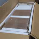 TVU 6-Tier Wooden Bookshelf, 77.2" Tall Farmhouse Style Open Bookcase, 31.5" W Standing Book Shelf with Storage, Suitable for Study, Living Room, Office, Teak